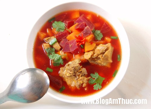 canh cu den ham xuong cho nguoi huyet ap thap 7 Canh củ dền tốt cho bệnh nhân huyết áp thấp