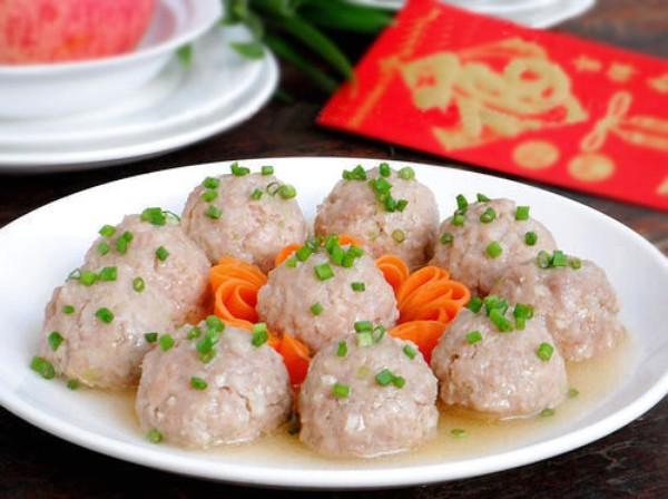 Thịt viên hấp thơm mềm ngon cơm 16 600 448 thit vien hap thom mem ngon com 346f Công thức chế biến món: Thịt viên hấp thơm mềm ngon cơm