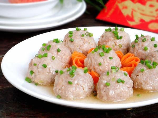 Thịt viên hấp thơm mềm ngon cơm 1 600 450 thit vien hap thom mem ngon com 346f Công thức chế biến món: Thịt viên hấp thơm mềm ngon cơm