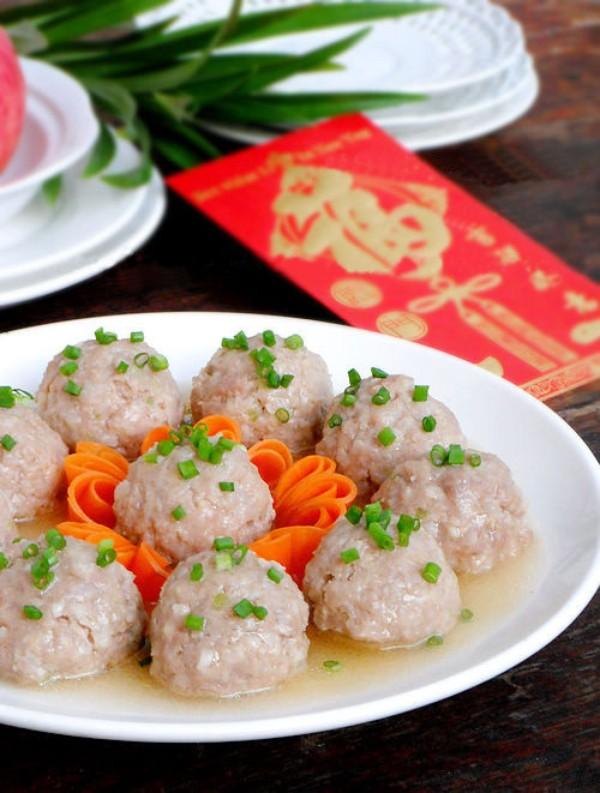 Thịt viên hấp thơm mềm ngon cơm 17 600 793 thit vien hap thom mem ngon com 346f Công thức chế biến món: Thịt viên hấp thơm mềm ngon cơm