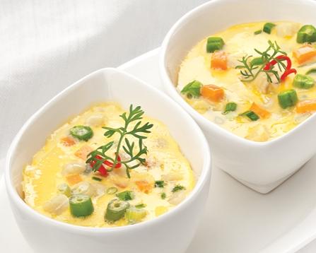 Nhấn vào ảnh để phóng to 447 358 trung hap rau cu 9b69 Trứng hấp đậu que ngon ngon, lạ miệng cho bé